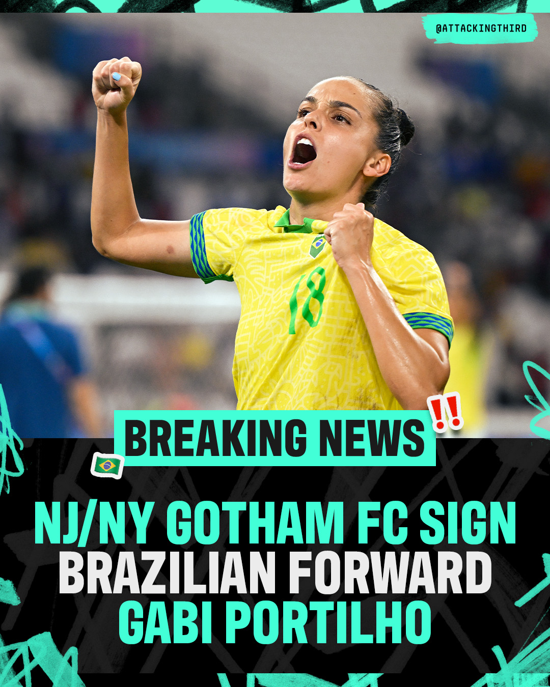 Gabi Portilho signs with Gotham Fc
