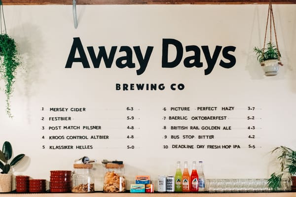 TALKING TOFFEE CLUB & AWAY DAYS BREWING CO