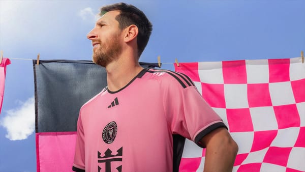 Lionel Messi in the new Inter Miami 2getherness jersey