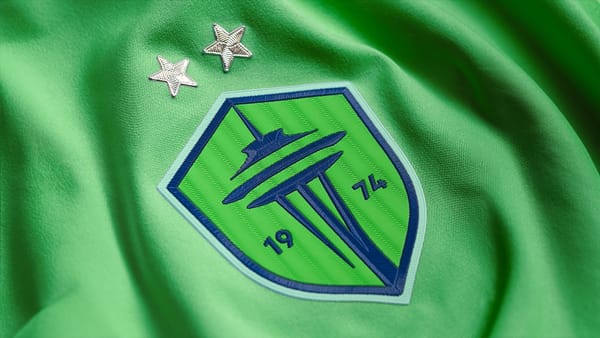 the reimagined Seattle Sounders crest and colors